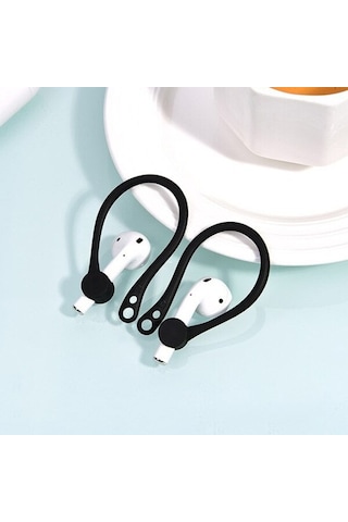 Kuulaa Apple Uyumlu iOS Airpods Için Çengeli Kulaklık Kancası Tutucu Anti-L