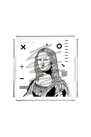 Mona Lisa Pleksi Tepsi - 25x25cm