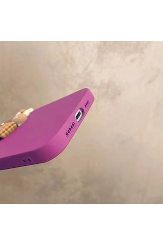 Apple Uyumlu iPhone 15 Pro Kılıf 3d M Bear Kamera Korumalı Silikon Kapak
