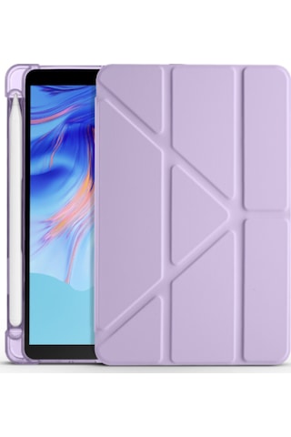 Fuchsia Honor Pad X7 8.7 İnç İle Uyumlu Kalem Bölmeli Uyku Modlu Standlı Trifolding Tablet Kılıfı Kılıf