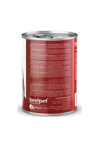 Bestpet Parça Etli Sığrlı Etli Yetişkin Kedi Konservesi 12 Adet 400 Gr 243-20014.03