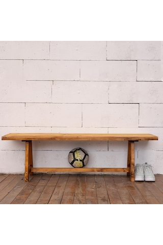 Masif Ahşap Bank Bench 150 Cm
