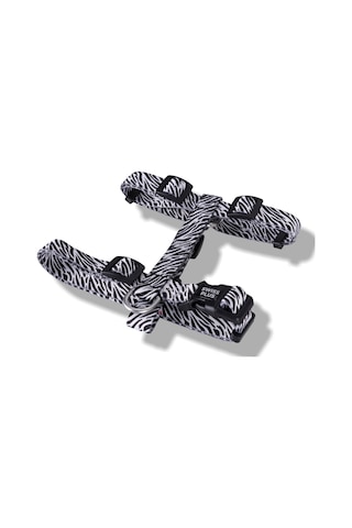 Swissplus Urban Paws Zebra Black Geri Dönüştürülmüş H-tipi Köpek Göğüs Tasması-m Beyaz - Siyah