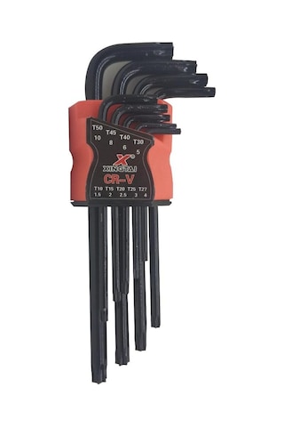 Uzun Alyan Anahtar Takımı Torx 9 Parça Xıngtaı Tools