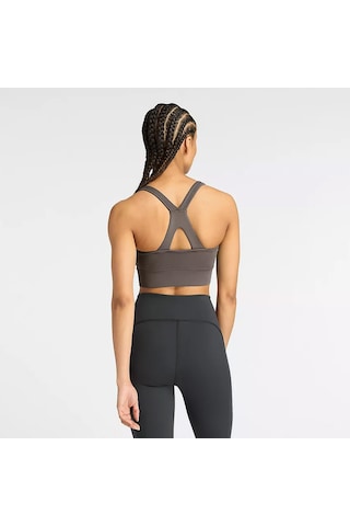 New Balance Essentials Kadın Kahverengi Bra Wb33468