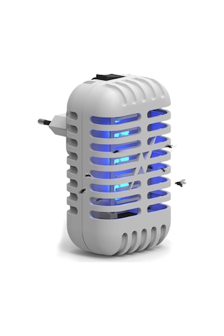 Yaleker Beyaz Evcil Uv Işıklı Elektrikli Mus Derici - Sessiz Çalışma, Güvenli Kafes, 110v-240v İngiliz Standardı Beyaz