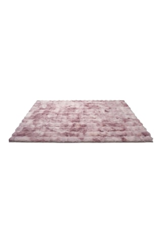 Aden Maya Vibe Tavşan Tüyü Bubble Halı / Bubble Peluş Makinede Yıkanabilir Kaymaz Tabanlı Halı / Pudra / 80 X 18 Çok Renkli