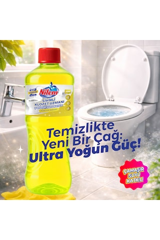 Nilem Sihirli Klozet Uzmanı Çamaşır Suyu Katkılı 1 L
