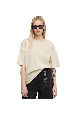 Puma Her Oversized Kadın Bej Günlük Stil T-shirt 68814887