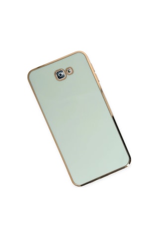 Newface Samsung Galaxy Uyumlu J7 Prime Kılıf Volet Silikon - Semeglbl - 90 Açık Yeşil