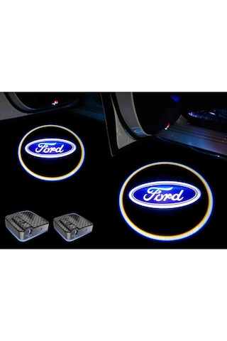 Ford Araçlar İçin Pilli Yapıştırmalı Kapı Altı Led Logo-projektör
