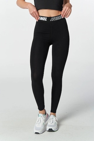 Hummel T-te Maja Mid Waist Cotton Kadın Siyah Tayt 931567-2001