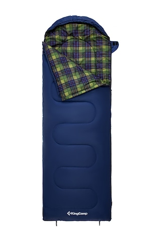 Kingcamp Sevan 250 Konforlu Uyku Tulumu Navy Sol F. Lacivert
