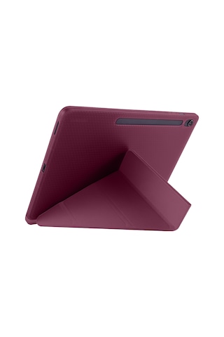 Samsung Galaxy Tab S10 Fe Plus Sm-x620 13.1 İnç Uyumlu Katlanabilir Kalemlikli Standlı Akıllı Kılıf Kapaklı Kılıf
