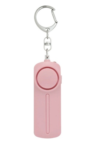 Sones Af-9400 130db Kişisel Alarm Çekme Halkası Kadın Kendini Savunma Anahtarlık Alarmı Pembe