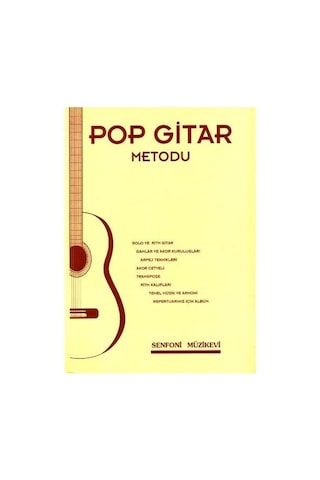 Senfoni Müzik Yayınları Pop Gitar Metodu N11.966