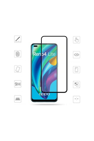 Oppo Reno 4 Lite Uyumlu Davin 5d Cam Frm Ekran Koruyucu