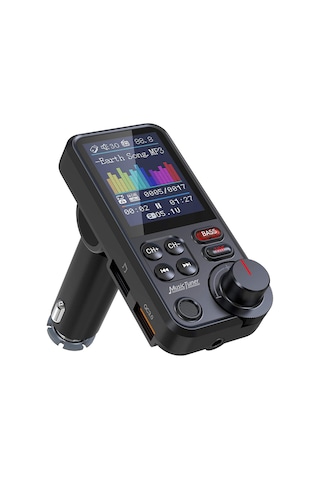 Suofeng Araç İçin Akıllı Bluetooth Mp3 Çalar - Fm Vericili, Usb Şarj, Hd Ses, El Serbest Konuşma