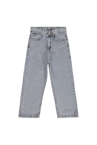 Civil Boys Baggy Kalıp 6-9 Yaş Pantolon Kot - Mavi Buz Mavi