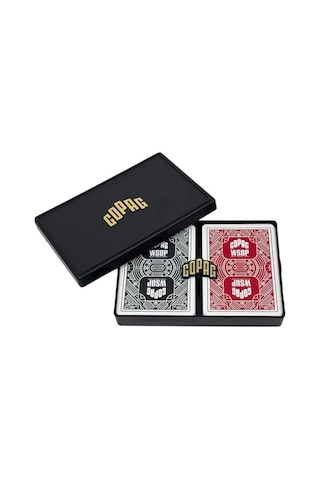 Wsop 2024 World Series Of Poker Edition, Premium Pvc Poker Kartları, İki Deste Kırmızı, Siyah