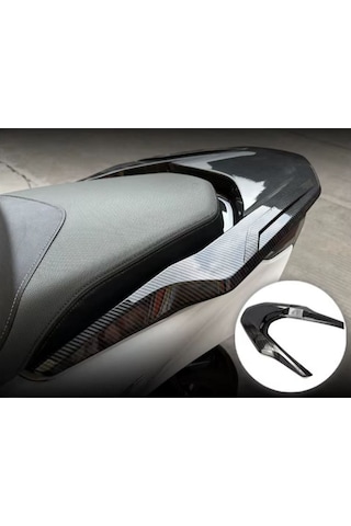 Pcx125-150-160 2021-2026 Model Uyumlu Karbon Arka Kuyruk Grenajı Siyah-karbon