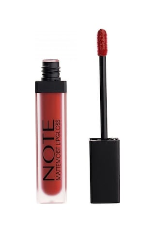 Note Cosmetique Mattemoist Lipgloss Yarı Mat Saten Bitişli Likit Ruj 407 Notisme - Kırmızı