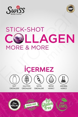 Hydrolize Collagen Beauty Complex 30x20ml Kolajen Stick Shot 30 Adet Tip I-ıı-ııı Biotin-magnezyum-b12
