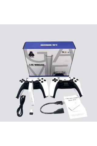 20.000+ Oyunlu Retro Oyun Konsolu 2.4g Kablosuz Kontrolcü, 4k Hd, Hdmı Ve Rca