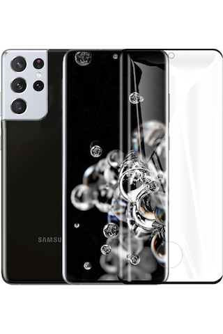 Samsung Uyumlu Galaxy S21 Ultra Nano Pet Full Ekran Koruyucu 534479888
