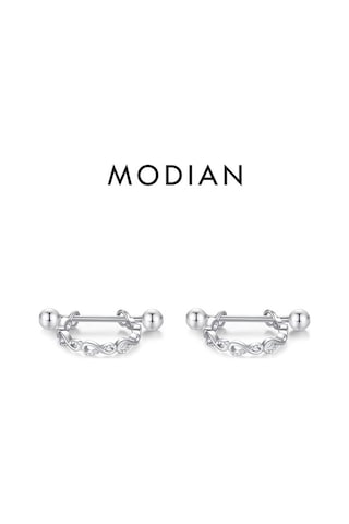 Novahub 925 Ayar Gümüş Sonsuz Aşk Küpe, Basit Vidalı Halka, İçi Boş Kadınlar Kızlar İçin Trendy Takı Gümüş