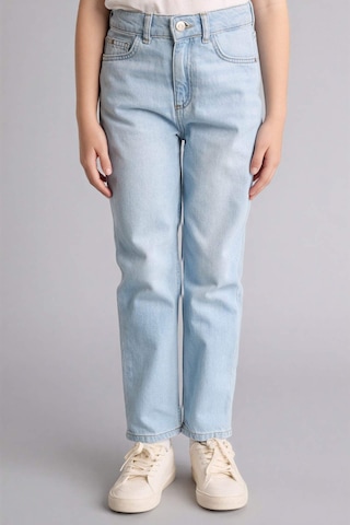 Defacto Mom Fıt Geniş Paça Jean Pantolon Kız Çocuk G0255a826smnm39 Mavi-nm39
