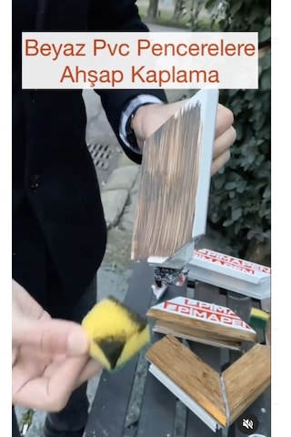 Protekote Beyaz Pvc Pencerelere Ahsap K
