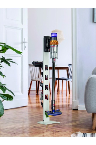 Bumech Stark -philips-Bosch Uyumlu- Beyaz Dikey Süpürge Standı