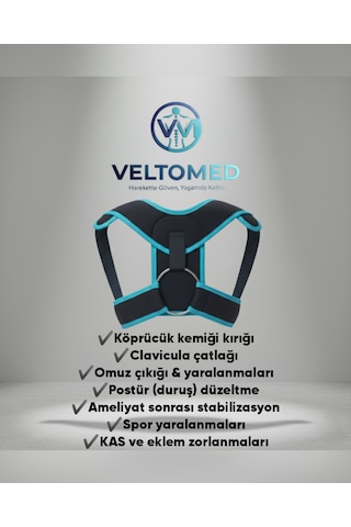 Klavikula Bandajı Köprücük Kemiği Kırığı Omuz Ve Duruş Destek Bandajı Ortopedik Postür Sabitleyici