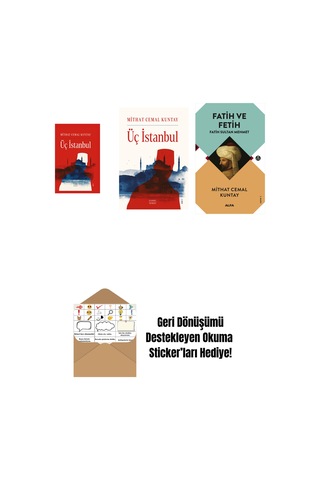Üç İstanbul Ciltli + Üç İstanbul + Fatih Ve Fetih + Okuma Sticker'ları