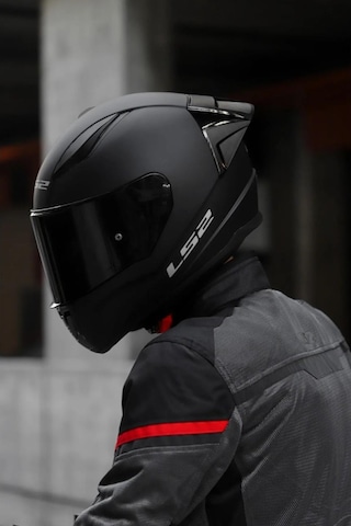 Ls2 Rapid 2 Race Mat Siyah Kask Mat Siyah