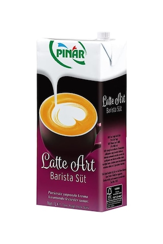 Pınar Art Tam Yağlı Barista Süt 1 L