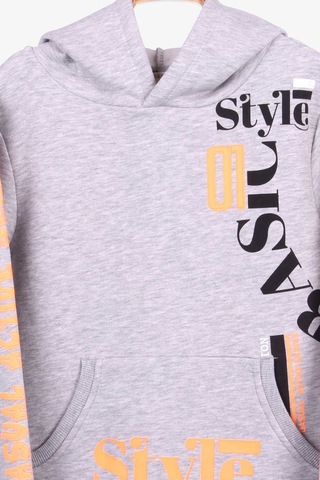 Breeze Erkek Çocuk Sweatshirt Baskılı Kapüşonlu 9-14 Yaş, Gri Melanj Gri