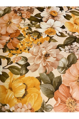 Florista Mutfak Masası İçin Pvc Örtü 140x180 Cm 425231162 Beyaz