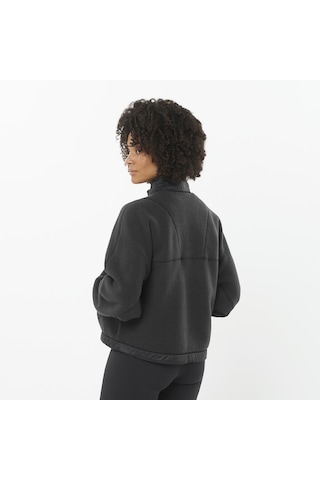 Salomon Chroma Fleece Crop W Siyah