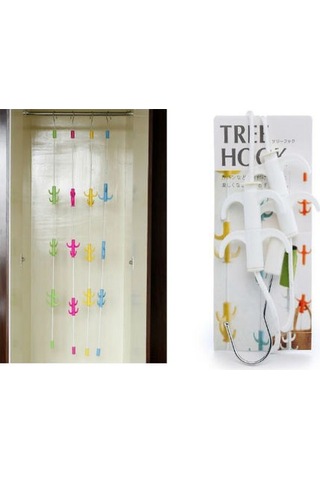 Periboia Dolap İçi Düzenleyici Askı Elbise Giysi Organizer Sihirl Çok Renkli