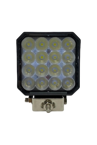 Mars 10v-30v Çalışma Lambası Kare 16 Ledli 110 110 35 Mm