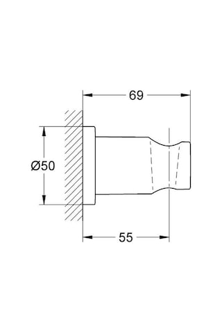 Grohe Rainshower El Duşu Askısı - 27074gn0 Altın