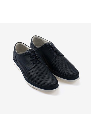 Kemal Tanca Hakiki Deri Erkek Spor & Sneaker Ayakkabı 18520 Lacivert