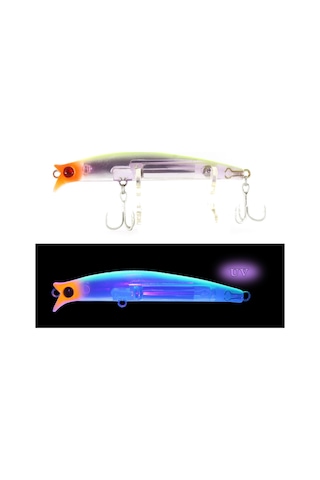 Ege Fish V Gaga 110mm 16 Gr Maket Balık Glow Şeker Kerim