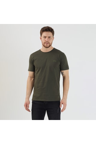 Slazenger SANDER KTN 3 lü Set Erkek Beyaz - Lacivert - Haki Tişört