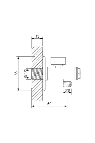 Newarc 264651 Filtreli Ara Musluk Gri