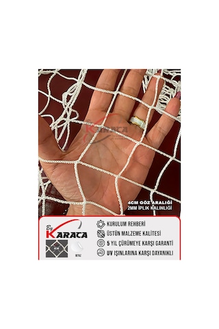 Kedi Balkon File 1.5x3 Metre 2mm Ip Kalınlığı 4x4 Gözenekli