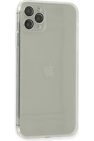 Cosmotex Newface Apple iPhone Uyumlu 11 Pro Max Kılıf Fly Lens Silikon - Şeffaf