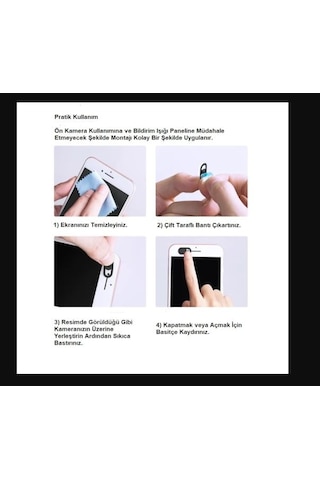 Kriko Webcam Cover Notebook Ve Telefon Kamera Kapatıcı Koruyucu